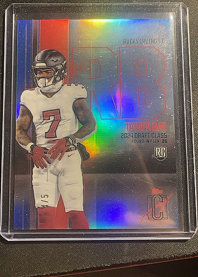 2024 Topps Signature Class Chrome #RCV-17 Bucky Irving — front