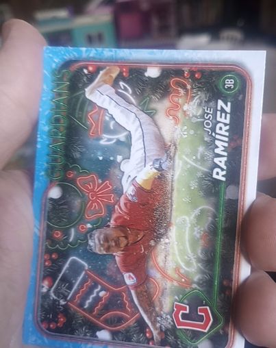 2024 Topps Holiday #H148 José Ramírez — front