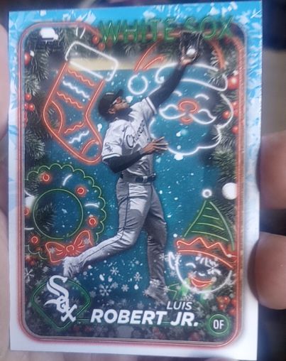 2024 Topps Holiday #H154 Luis Robert Jr. — front