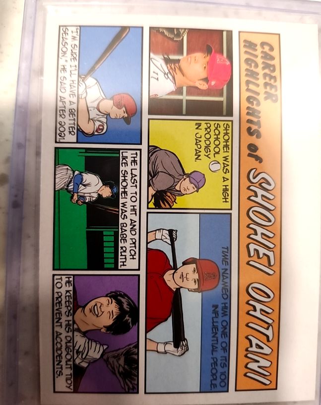 2022 Topps Heritage - 1973 Topps Comics Shohei Ohtani #73TC-5 — front
