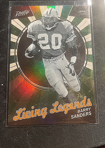 2023 Panini Prestige Living Legends #LL-4 Barry Sanders — front