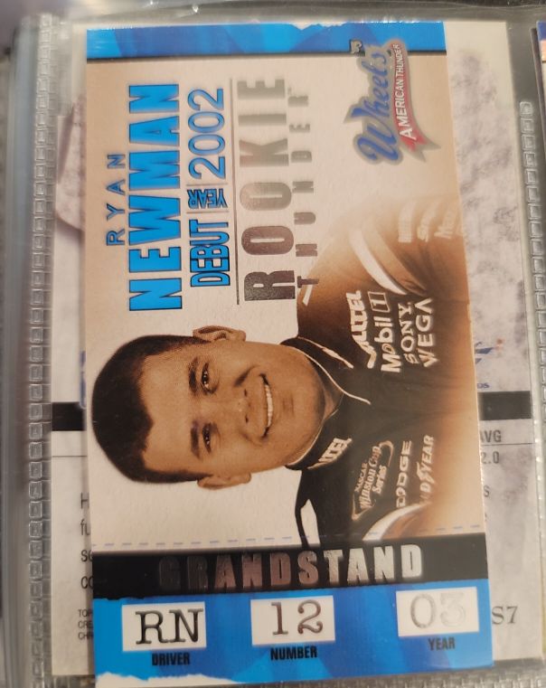 2003 Wheels American Thunder #12 Ryan Newman — front