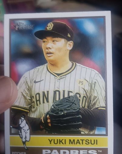 2024 Topps 206 #206 Yuki Matsui — front