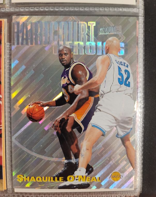 1997-98 Topps Stadium Club Hardcourt Heroics #H8 Shaquille O'Neal — front