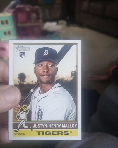 2025 Topps Heritage #305 Justyn-Henry Malloy — front