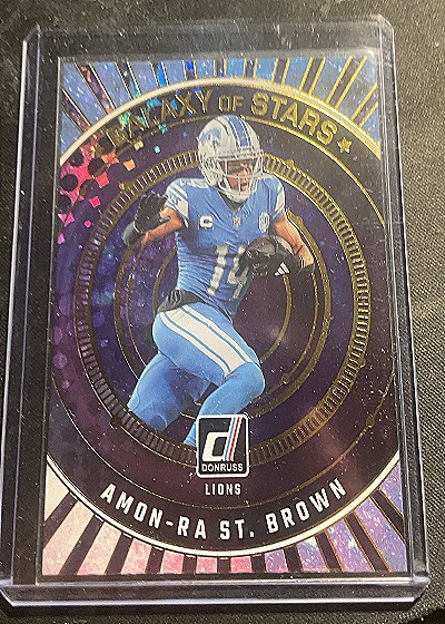 2024 Panini Donruss Galaxy of Stars #GOS-ASB Amon-Ra St. Brown — front