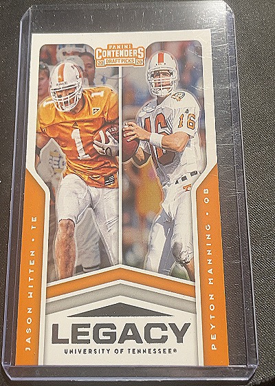 2020 Panini Contenders Draft Picks #3 Jason Witten / Peyton Manning Legacy — front