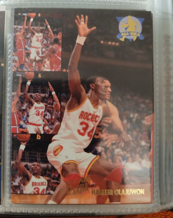 1993-94 Fleer Ultra #4 Hakeem Olajuwon All-NBA Team — front