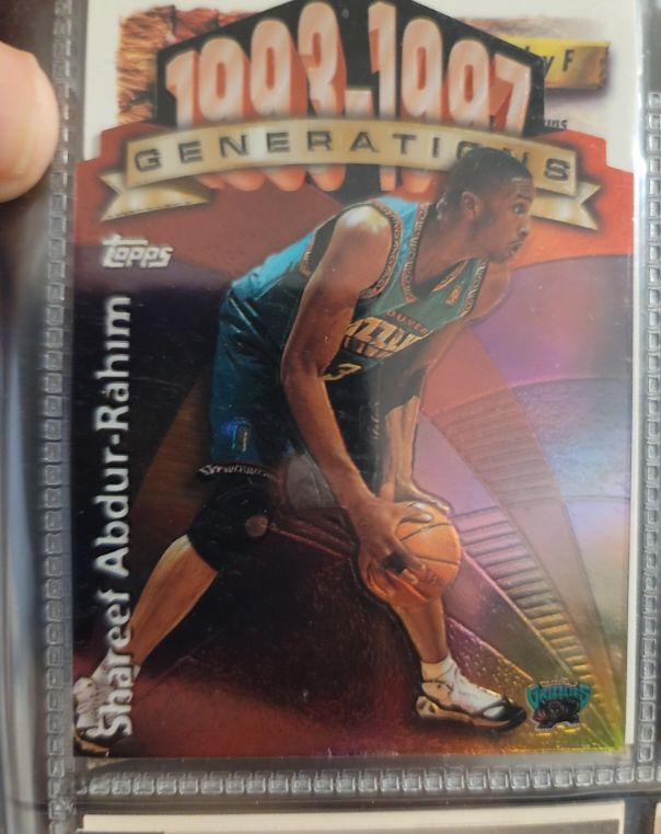 1997-98 Topps Generations #G27 Shareef Abdur-Rahim — front