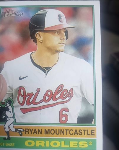 2025 Topps Heritage #27 Ryan Mountcastle — front