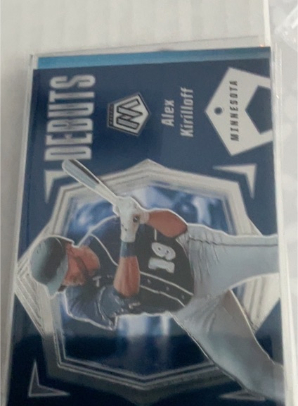 2021 Panini Mosaic Debuts #PD5 Alex Kirilloff — front