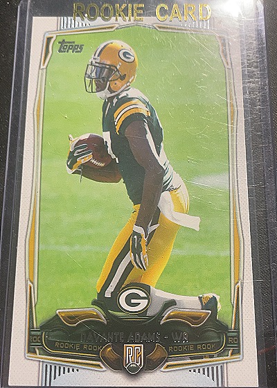 2014 Topps Chrome #114 Davante Adams Rookie Card — front