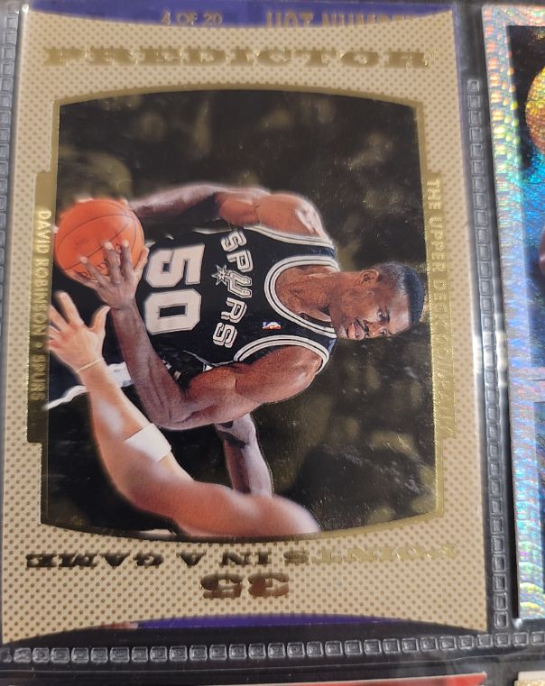1996 Upper Deck #P16 Predictor David Robinson — front