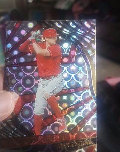 2022 Panini Chronicles Revolution Groove #99 Rhys Hoskins — front