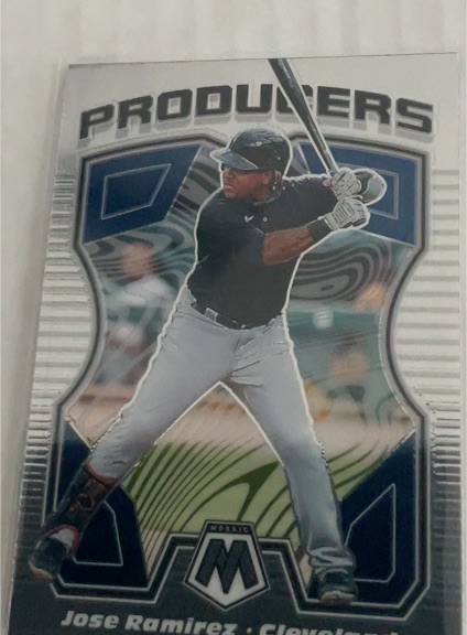 2021 Panini Mosaic #P2 Jose Ramirez Producers — front