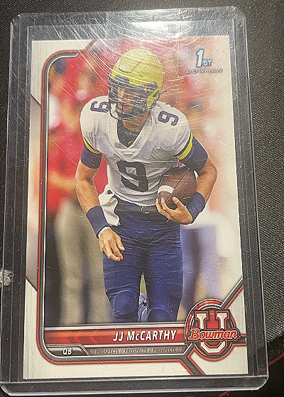 2022 Bowman University #39 JJ McCarthy — front
