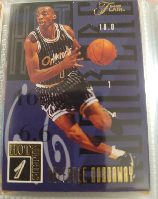 1994-95 Flair Hot Numbers #4 Anfernee Hardaway — front