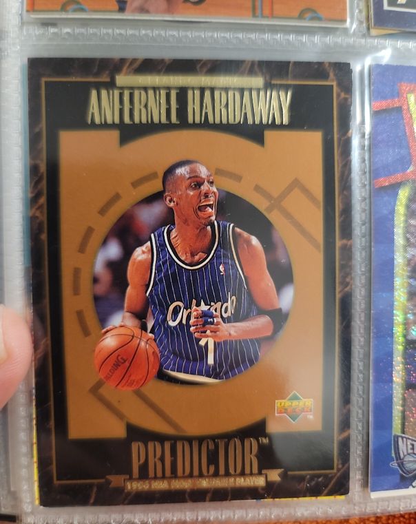 1995-96 Upper Deck #R9 Anfernee Hardaway Predictor MVP — front