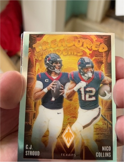 2024 Panini Phoenix Treasured Tandems #TT-HOU C.J. Stroud Nico Collins — front