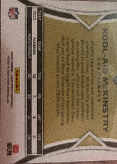 2024 Panini Certified #132 Kool-Aid McKinstry — back