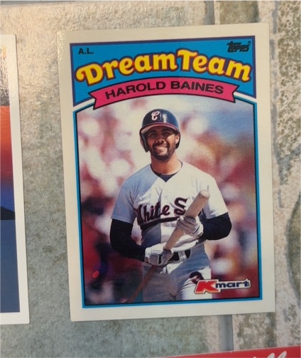 1989 Topps Kmart Dream Team #22 Harold Baines — front