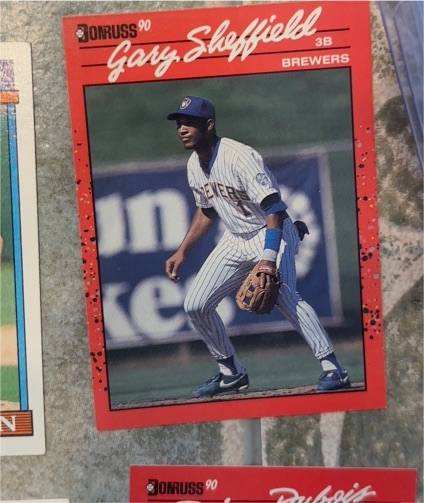 1990 Donruss #501 Gary Sheffield — front