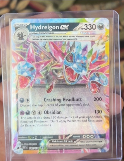 2024 Pokémon Sv08: Surging Sparks #119 Hydreigon ex — front