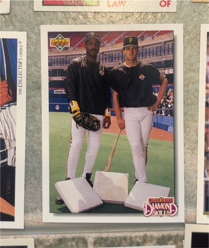 1992 Upper Deck #711 Barry Bonds, Andy Van Slyke — front