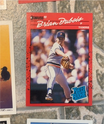 1990 Donruss #38 Brian Dubois Rated Rookie — front