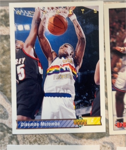 1992-93 Upper Deck #255 Dikembe Mutombo — front