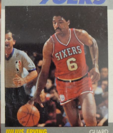 1987 Fleer #35 Julius Erving — front