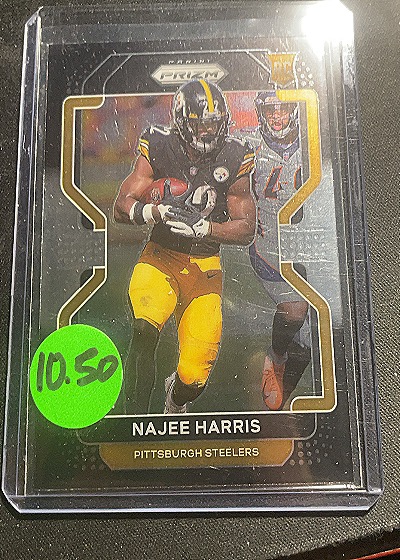 2021 Panini Chronicles Prizm Black #PB-6 Najee Harris — front