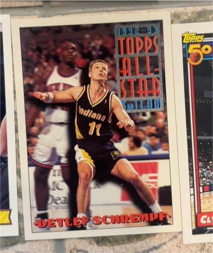 1992-93 Topps #132 Detlef Schrempf — front