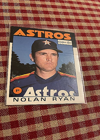 1986 O-Pee-Chee #100 Nolan Ryan — front