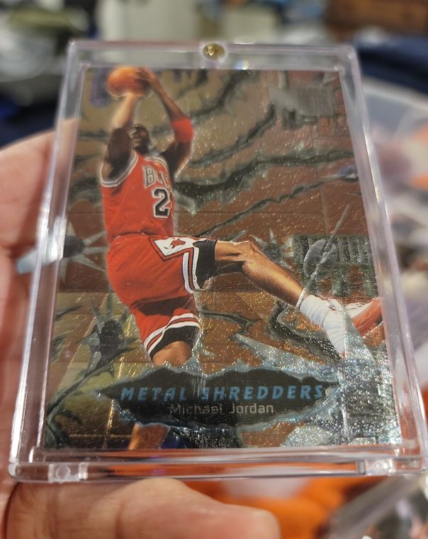 1996-97 Fleer Metal #241 Michael Jordan Metal Shredders — front