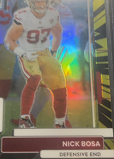 2020 Select Football Club Level Silver Prizm Nick Bosa 49ers #224 — front