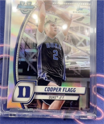 2024-25 Bowman University Chrome #16 Cooper Flagg — front