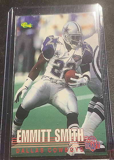 1995 Classic NFL Rookies #110 Emmitt Smith — front