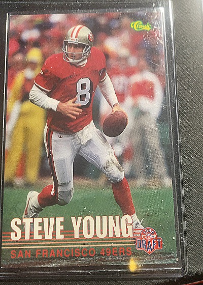 1995 Classic NFL Rookies #108 Steve Young — front