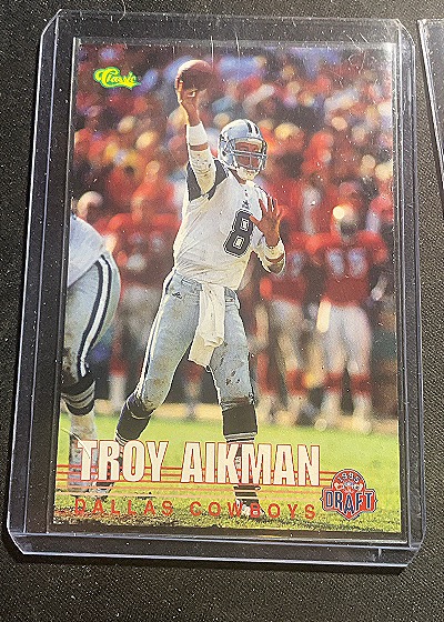 1995 Classic NFL Draft #109 Troy Aikman — front
