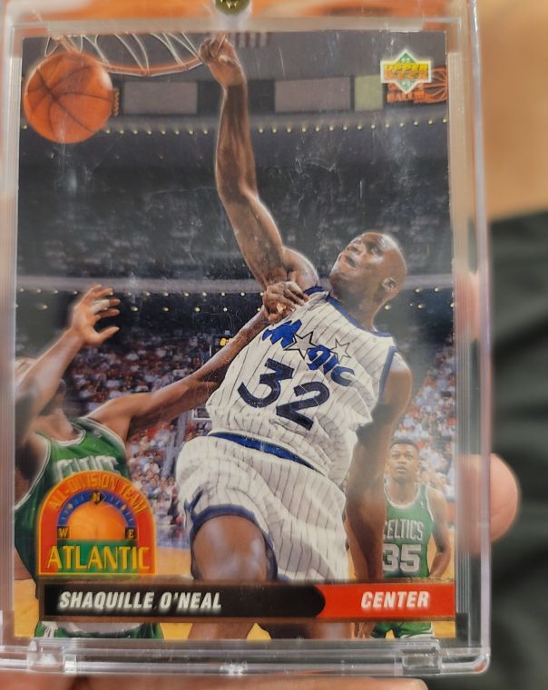 1992-93 Upper Deck All-Division Team #AD1 Shaquille O'Neal — front