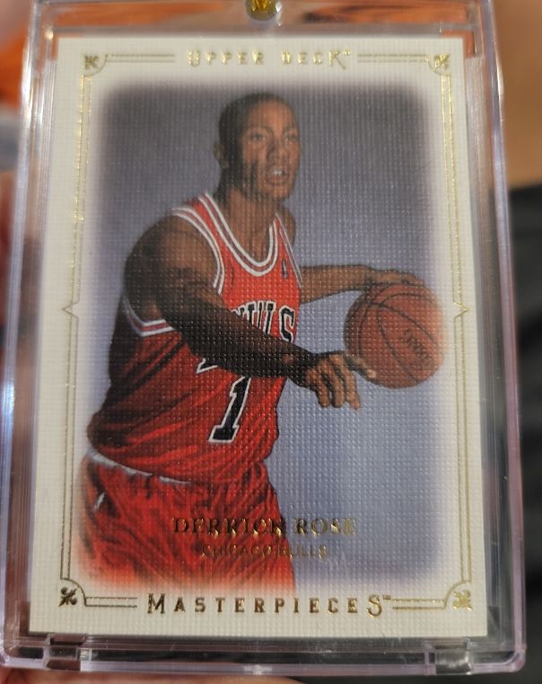 2009-10 Upper Deck Masterpieces #MA-DR Derrick Rose — front