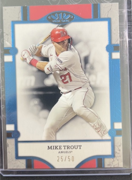 2024 Topps Tier One #27 Mike Trout — front