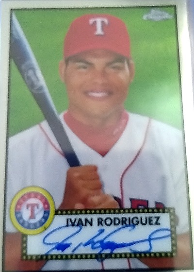 2021 Topps Chrome Platinum Anniversary #512 Ivan Rodriguez — front