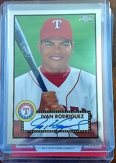 2021 Topps Chrome Platinum Anniversary #512 Ivan Rodriguez — front