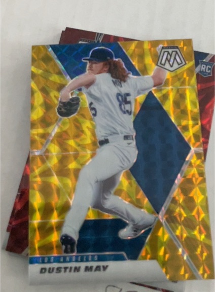 2021 Panini Mosaic #35 Dustin May — front
