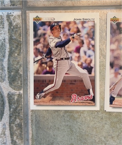 1992 Upper Deck #322 John Smoltz — front