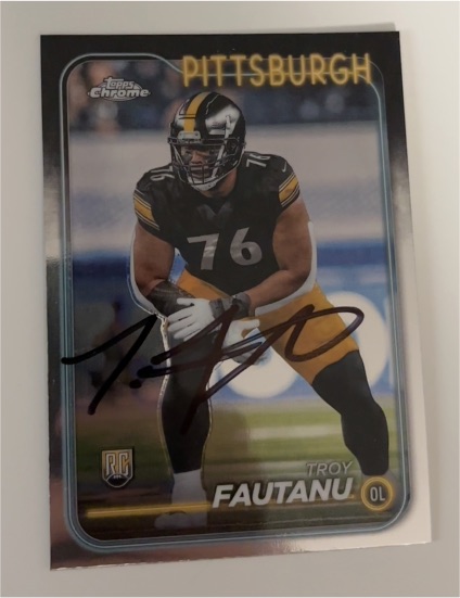 2024 Topps Chrome #295 Troy Fautanu — front