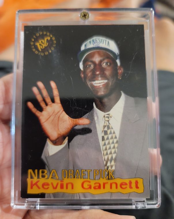 1995-96 Topps Stadium Club NBA Draft Picks #5 Kevin Garnett — front