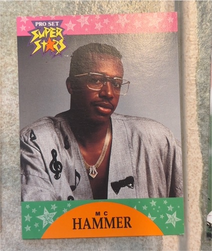 1990 Pro Set Super Stars Musicards #3 MC Hammer — front